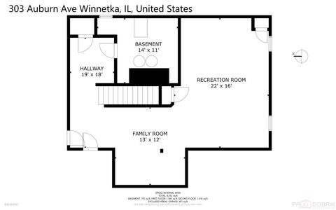 Tiny photo for 303 Auburn Avenue, Winnetka, IL 60093 (MLS # 12489979)