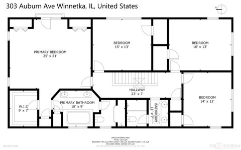 Tiny photo for 303 Auburn Avenue, Winnetka, IL 60093 (MLS # 12489979)