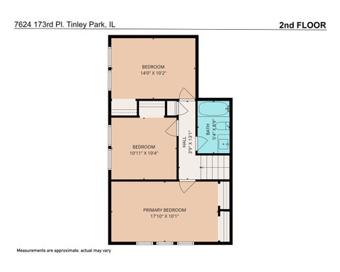 Tiny photo for 7624 173rd Place, Tinley Park, IL 60477 (MLS # 12692674)