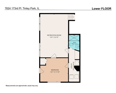 Tiny photo for 7624 173rd Place, Tinley Park, IL 60477 (MLS # 12692674)