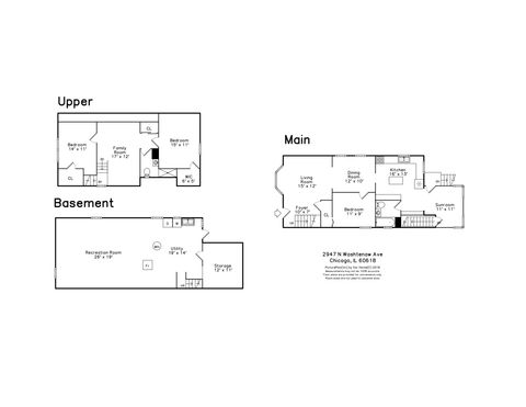 Tiny photo for 2947 N WASHTENAW Avenue, Chicago, IL 60618 (MLS # 12560792)