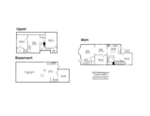 Tiny photo for 2947 N WASHTENAW Avenue, Chicago, IL 60618 (MLS # 12560792)