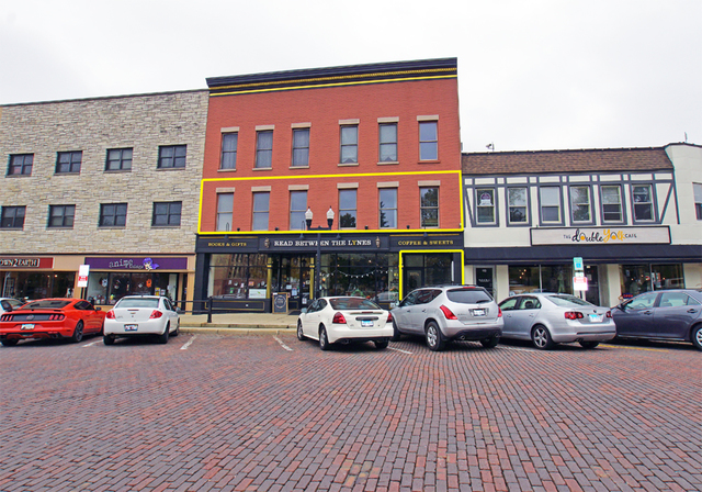 Exterior Facing the Woodstock Square