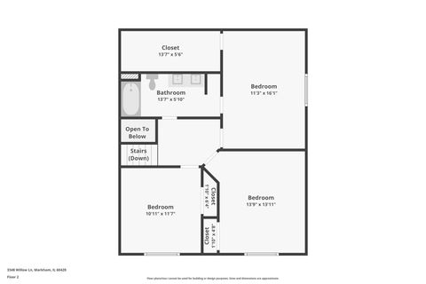 Tiny photo for 3348 Willow Lane, Markham, IL 60428 (MLS # 12540058)