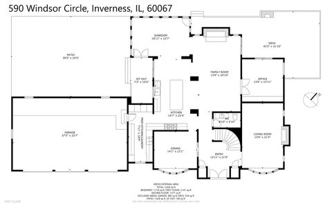 Tiny photo for 590 Windsor Circle, Inverness, IL 60067 (MLS # 12469659)