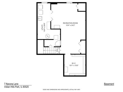 Tiny photo for 7 Nacona Lane, Indian Head Park, IL 60525 (MLS # 12620896)