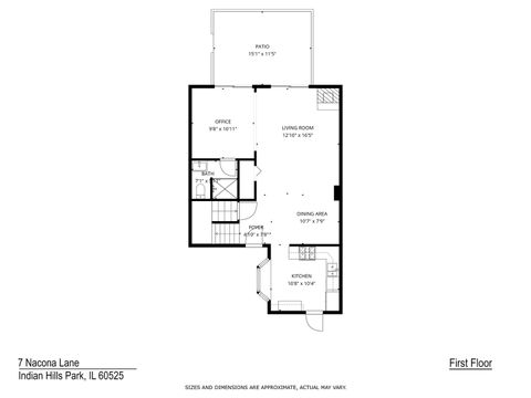 Tiny photo for 7 Nacona Lane, Indian Head Park, IL 60525 (MLS # 12620896)