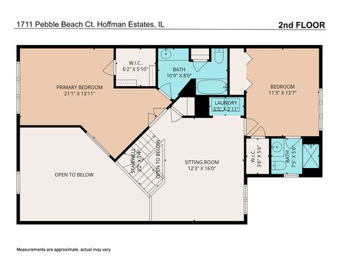 Tiny photo for 1711 Pebble Beach Court, Hoffman Estates, IL 60169 (MLS # 12494671)