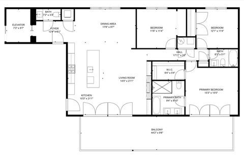 Tiny photo for 1425 W Fullerton Avenue #4S, Chicago, IL 60614 (MLS # 12320125)
