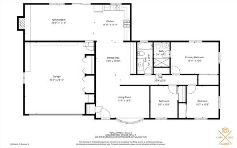 Tiny photo for 1058 North Drive, Rantoul, IL 61866 (MLS # 12497526)