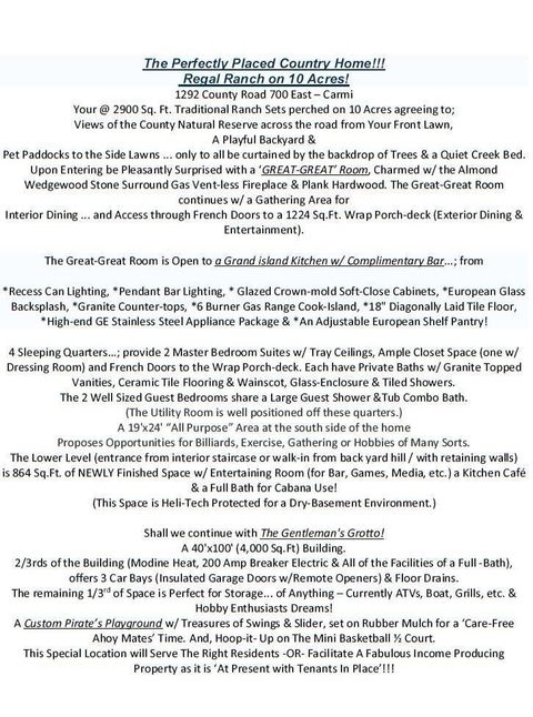 Tiny photo for 1292 CO Road 700 E Road, Carmi, IL 62821 (MLS # EB459982)