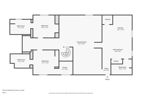 Tiny photo for 18015 N 2100 East Road, Pontiac, IL 61764 (MLS # 12750092)