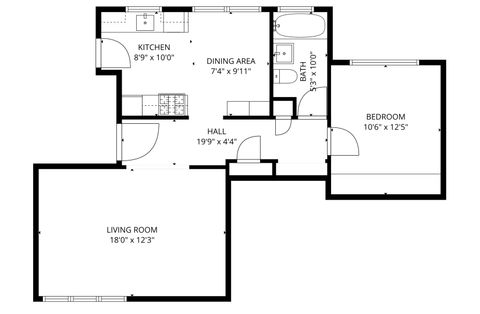 Tiny photo for 2538 N Kedzie Boulevard #206, Chicago, IL 60647 (MLS # 12642629)
