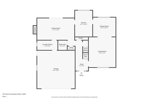 Tiny photo for 3451 Ithaca Road, Olympia Fields, IL 60461 (MLS # 12745030)