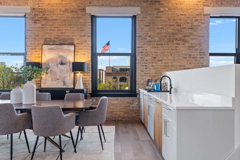 Tiny photo for 401 N Aberdeen Street #4N, Chicago, IL 60642 (MLS # 12767483)