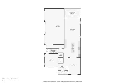 Tiny photo for 128 Pine Lane, Wood Dale, IL 60191 (MLS # 12751166)