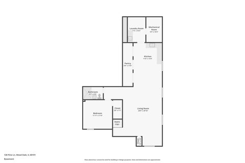 Tiny photo for 128 Pine Lane, Wood Dale, IL 60191 (MLS # 12751166)