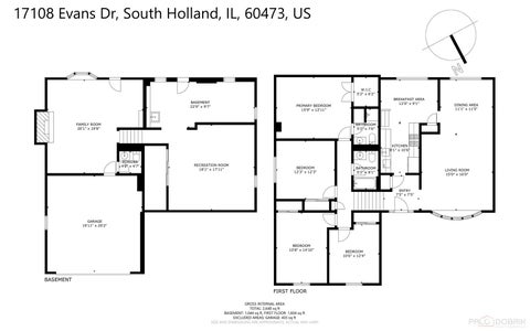 Tiny photo for 17108 Evans Drive, South Holland, IL 60473 (MLS # 12696436)