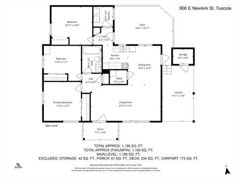 Tiny photo for 906 E Newkirk Street, Tuscola, IL 61953 (MLS # 12695129)