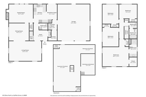 Tiny photo for 810 Silver Rock Lane, Buffalo Grove, IL 60089 (MLS # 12593508)