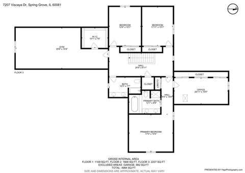 Tiny photo for 7207 Viscaya Drive, Spring Grove, IL 60081 (MLS # 12639035)