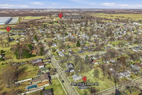 Tiny photo for 306-310 Lincoln Street, Elwood, IL 60421 (MLS # 12568661)