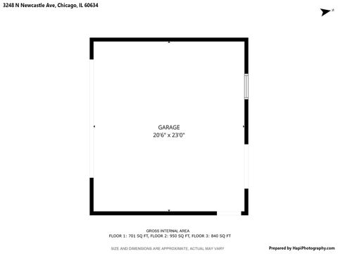 Tiny photo for 3248 N Newcastle Avenue, Chicago, IL 60634 (MLS # 12572637)