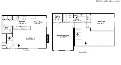 Tiny photo for 232 Whitewood Drive, Streamwood, IL 60107 (MLS # 12639574)