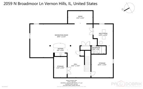 Tiny photo for 2059 Broadmoor Lane, Vernon Hills, IL 60061 (MLS # 12595533)