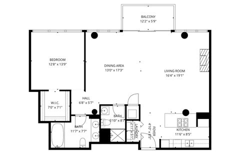 Tiny photo for 130 S Canal Street #504, Chicago, IL 60606 (MLS # 12596352)