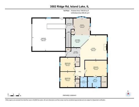 Tiny photo for 3502 Ridge Road, Island Lake, IL 60042 (MLS # 12601778)