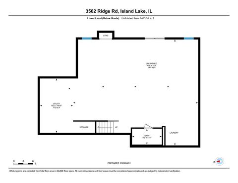 Tiny photo for 3502 Ridge Road, Island Lake, IL 60042 (MLS # 12601778)