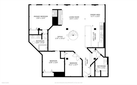 Tiny photo for 913 W Van Buren Street #7B, Chicago, IL 60607 (MLS # 12577429)