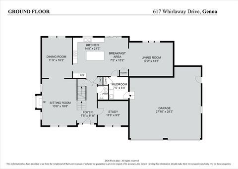 Tiny photo for 617 Whirlaway Drive, Genoa, IL 60135 (MLS # 12610684)