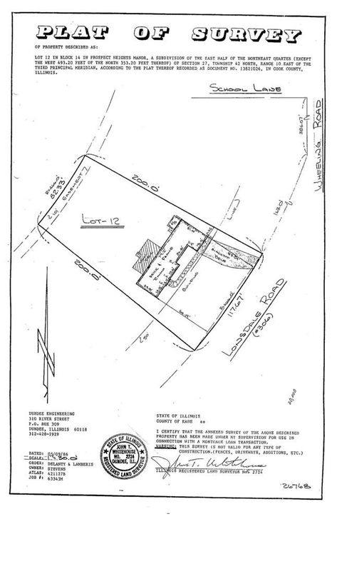 Tiny photo for 306 Lonsdale Road, Prospect Heights, IL 60070 (MLS # 12597612)