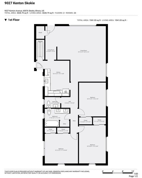 Tiny photo for 9027 Kenton Avenue, Skokie, IL 60076 (MLS # 12677593)