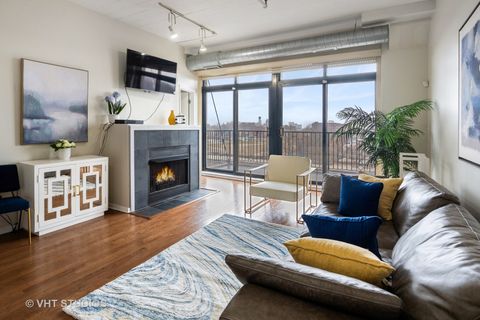 Tiny photo for 1524 S Sangamon Street #413-S, Chicago, IL 60608 (MLS # 12500082)