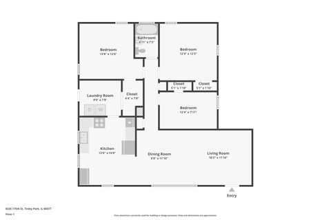 Tiny photo for 6535 175th Street, Tinley Park, IL 60477 (MLS # 12553084)