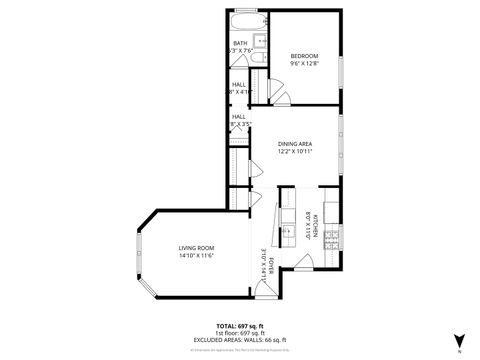 Tiny photo for 728 1/2 Hinman Avenue #2S, Evanston, IL 60202 (MLS # 12702971)