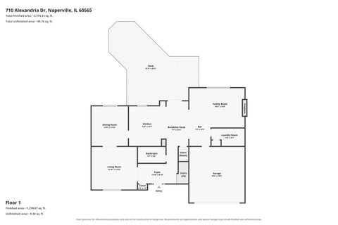 Tiny photo for 710 Alexandria Drive, Naperville, IL 60565 (MLS # 12766486)