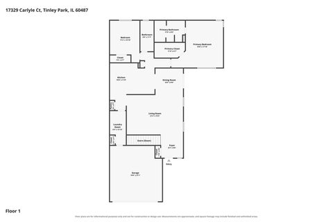 Tiny photo for 17329 S Carlyle Court, Tinley Park, IL 60487 (MLS # 12741477)