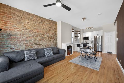 Tiny photo for 1324 W Huron Street #4R, Chicago, IL 60642 (MLS # 12582893)