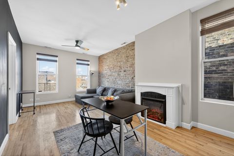 Tiny photo for 1324 W Huron Street #4R, Chicago, IL 60642 (MLS # 12582893)