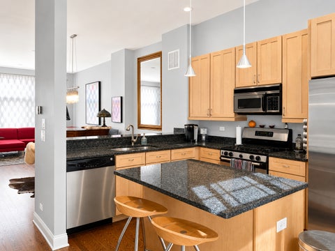 Tiny photo for 849 N May Street #F, Chicago, IL 60642 (MLS # 12678376)