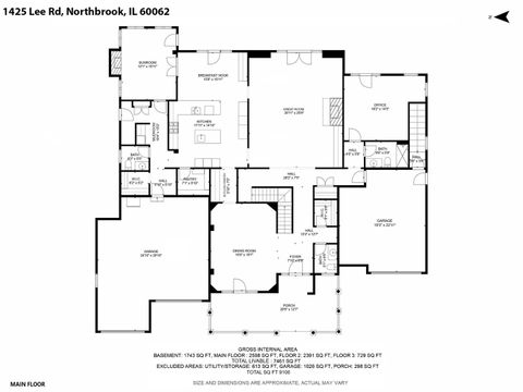 Tiny photo for 1425 Lee Road, Northbrook, IL 60062 (MLS # 12397479)