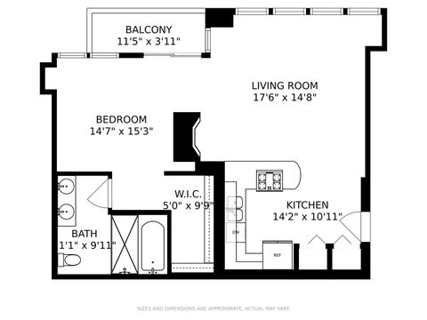 Tiny photo for 701 S Wells Street #1506, Chicago, IL 60607 (MLS # 12596200)