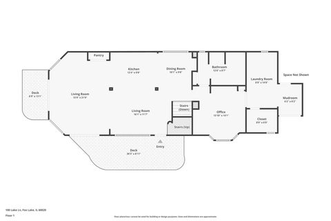 Tiny photo for 100 Lake Lane, Fox Lake, IL 60020 (MLS # 12769886)