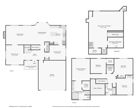 Tiny photo for 1999 Sparrow Circle, Round Lake, IL 60073 (MLS # 12756352)