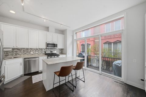Tiny photo for 527 N Peoria Street, Chicago, IL 60642 (MLS # 12610744)