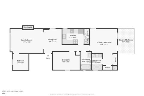 Tiny photo for 2142 N Racine Avenue #2, Chicago, IL 60614 (MLS # 12601052)